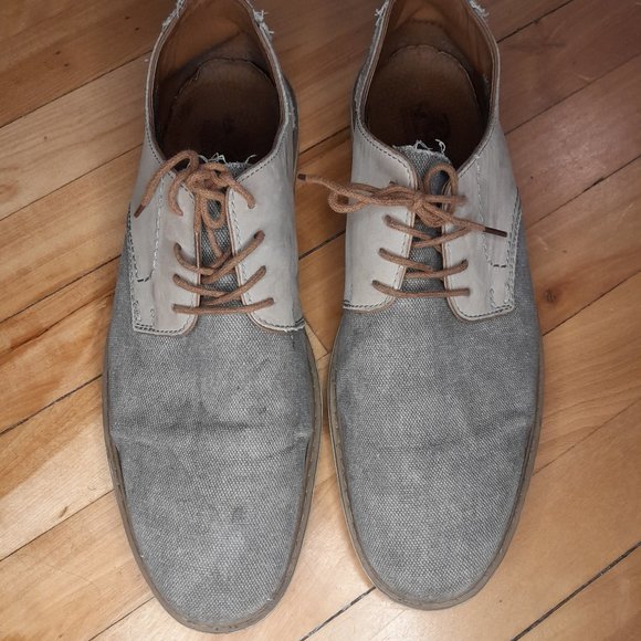 Lightweight canvas derby shoes - Picture 2 of 4